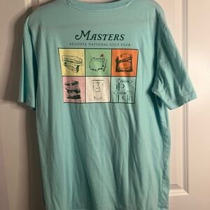 Masters Augusta National Golf Club Aqua Graphic Tee